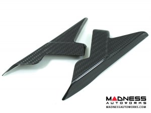 Alfa Romeo 4C Carbon Fiber Interior Door Triangle Cover Kit 